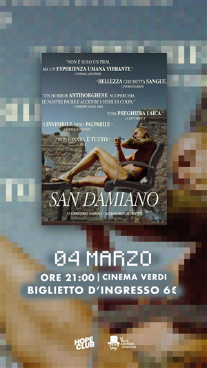 Proiezione cinematografica film "San Damiano"