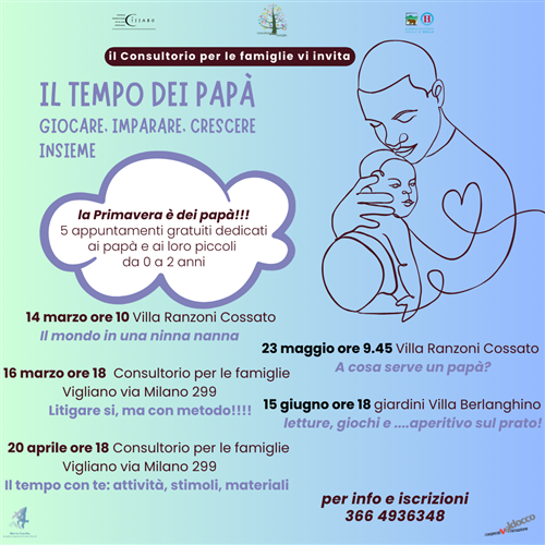 "Il tempo dei papà - Giocare, imparare, crescere insieme"